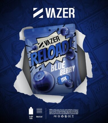 Vazer 15K หัวพอต Blue Berry